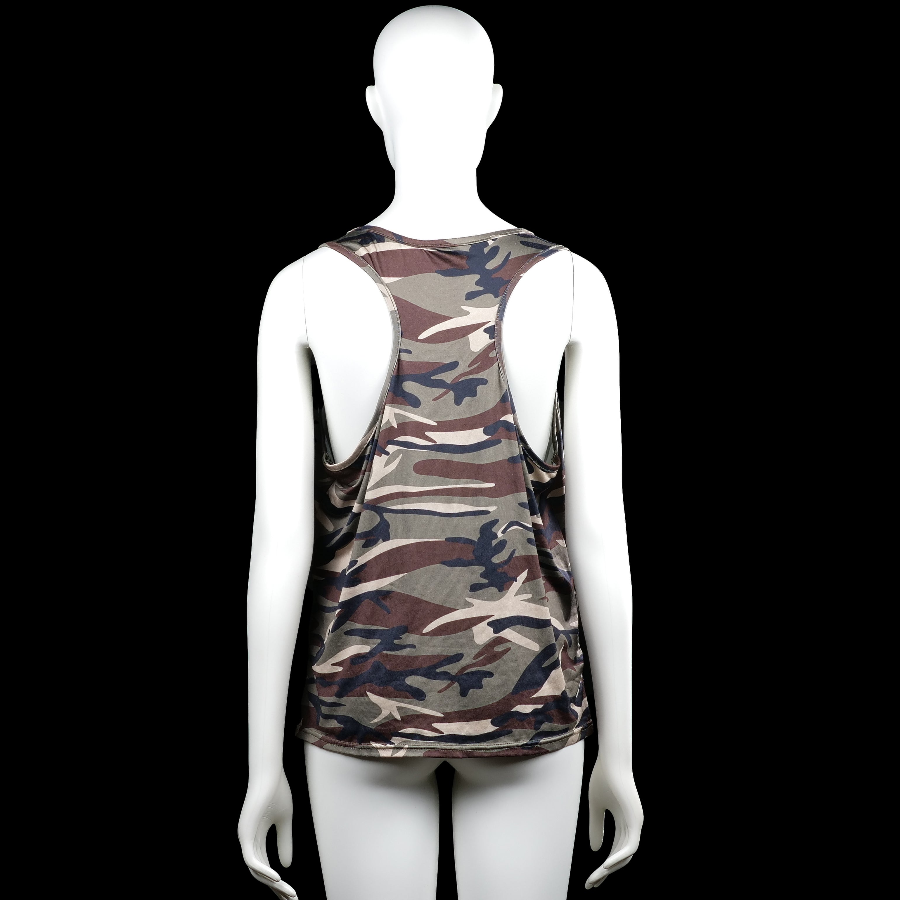 Tank top - Olive & Navy - Size M