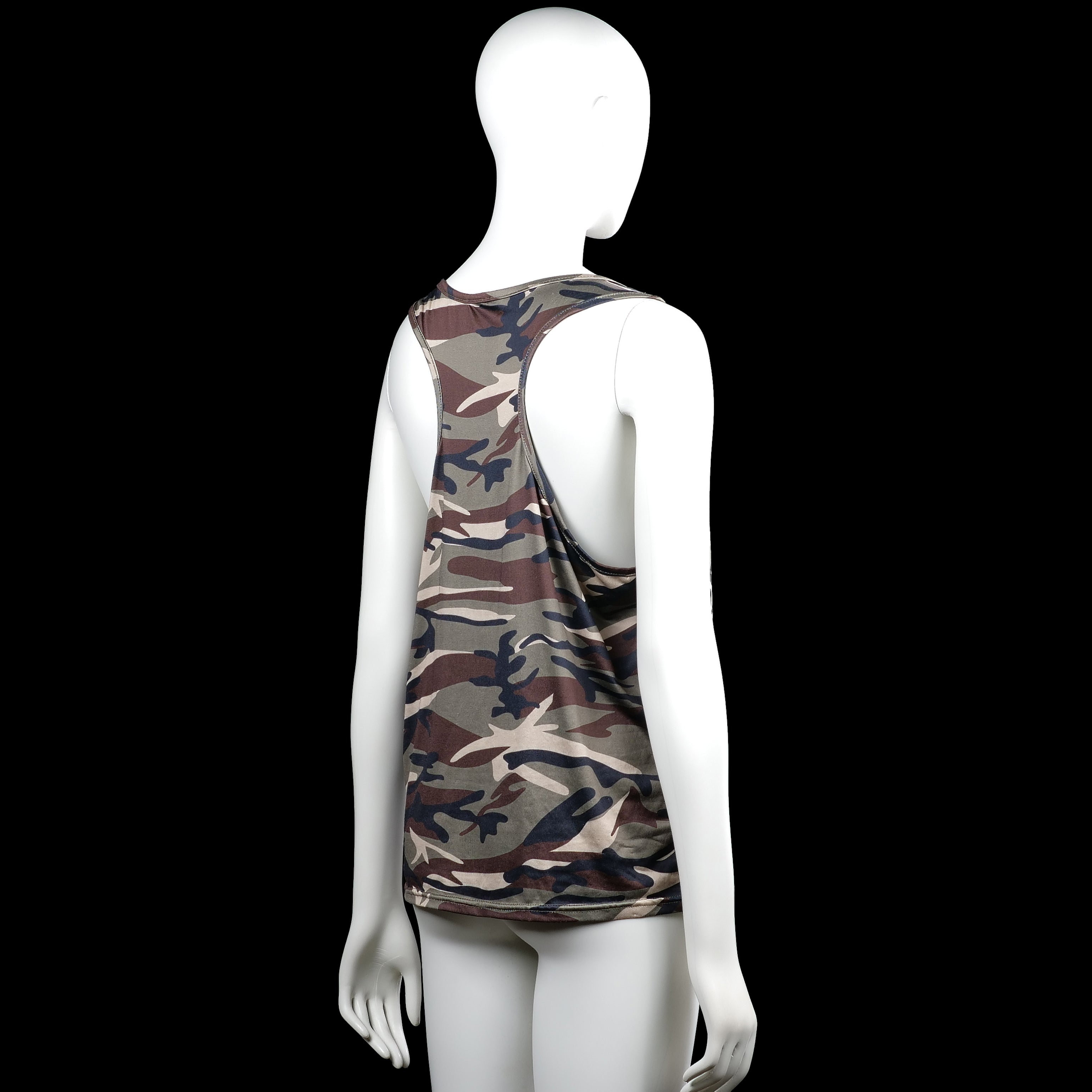 Tank top - Olive & Navy - Size M
