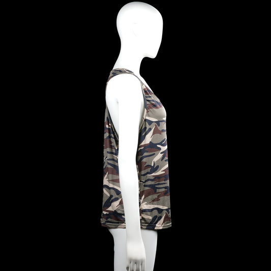 Tank top - Olive & Navy - Size M