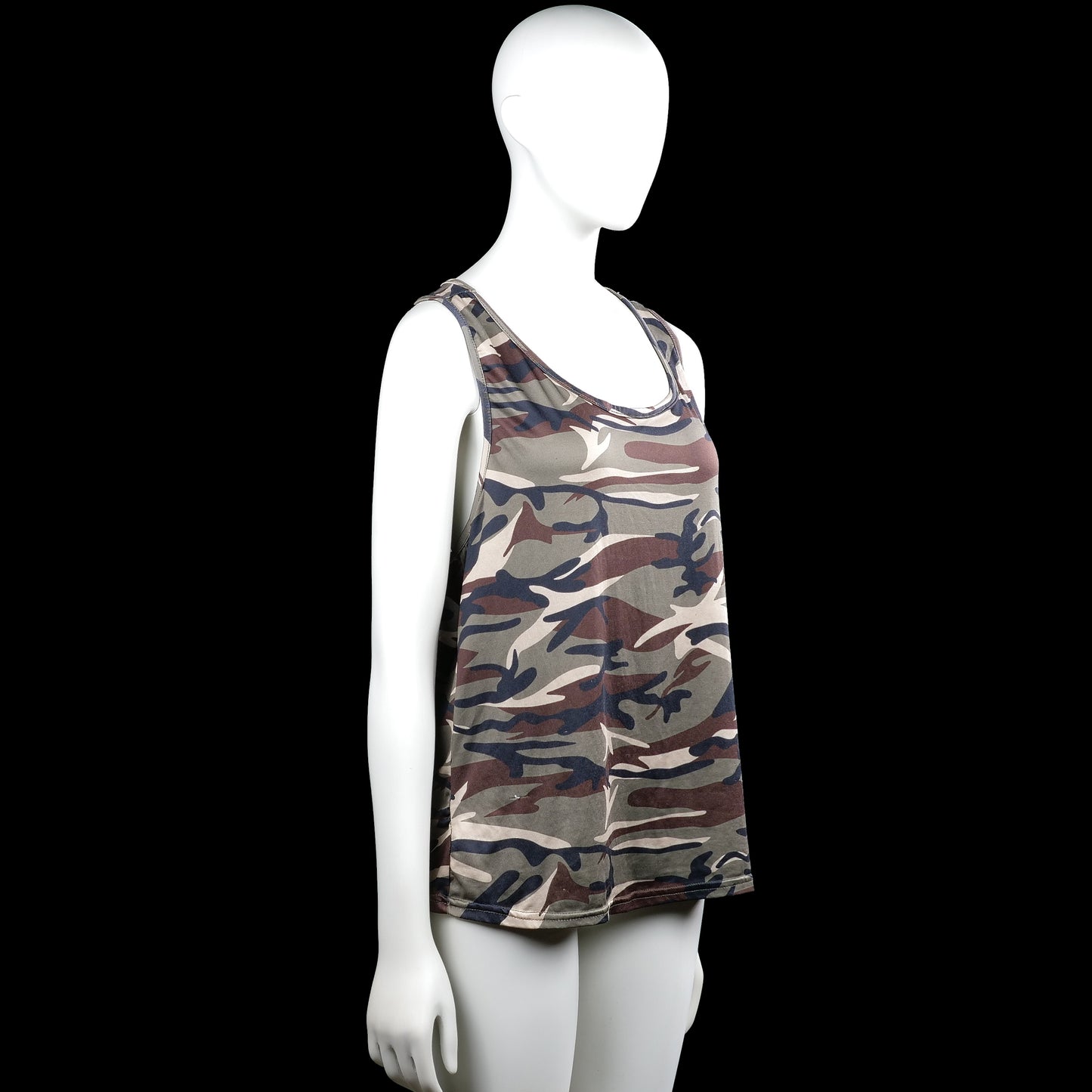 Tank top - Olive & Navy - Size M