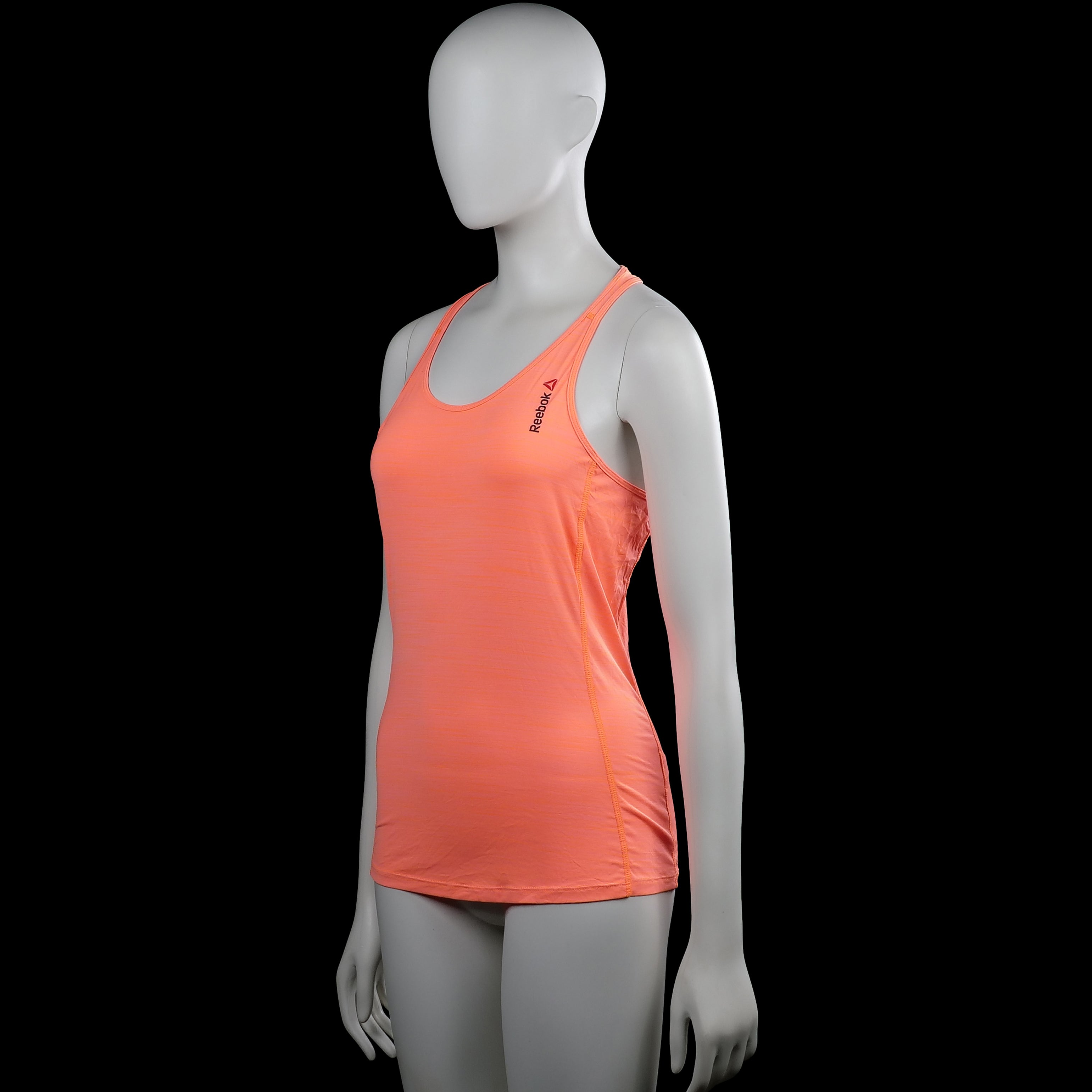 Sports top - Orange & Black - Size S