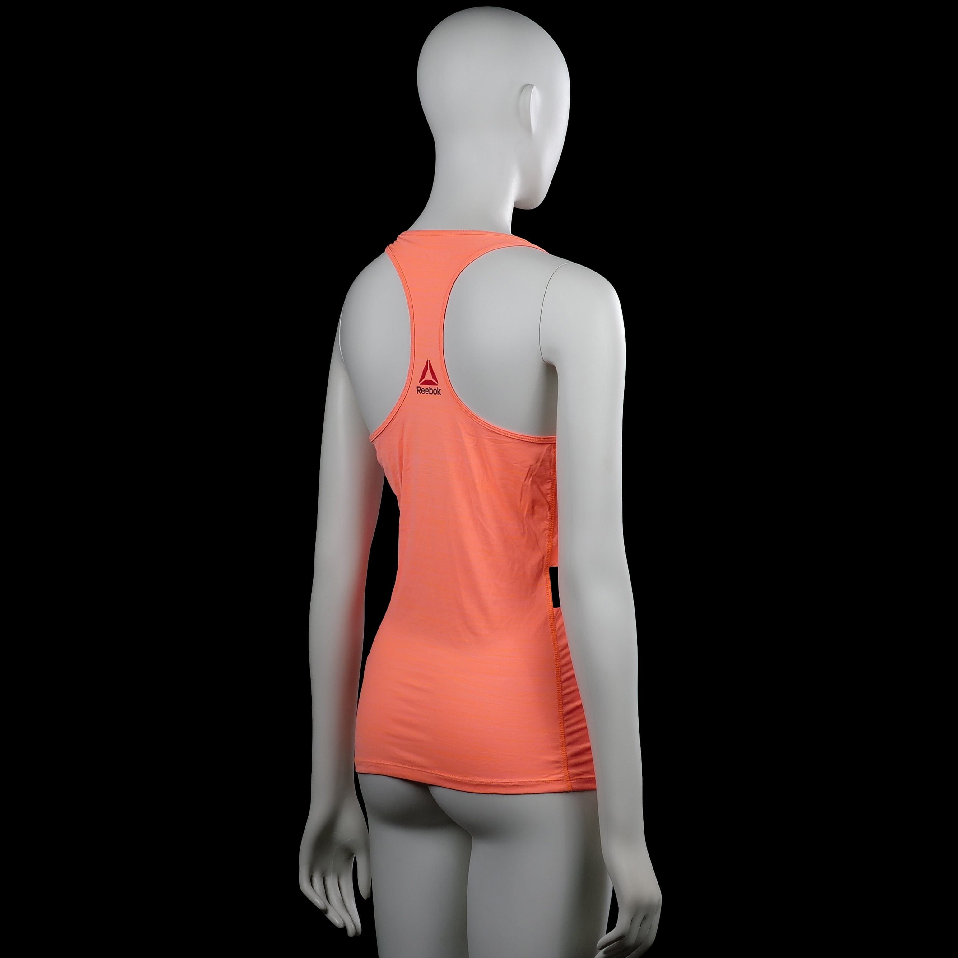 Sports top - Orange & Black - Size S
