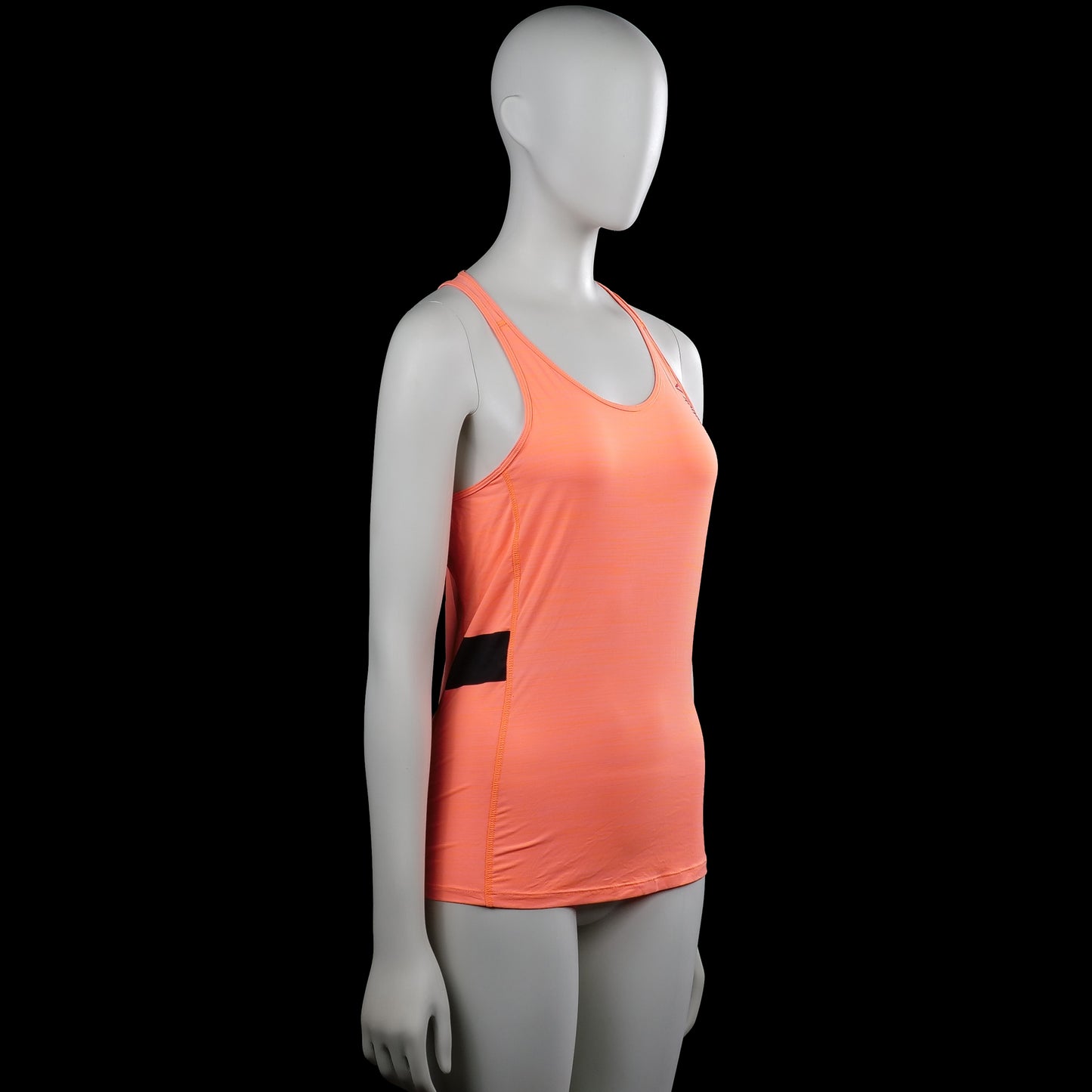 Sports top - Orange & Black - Size S