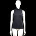 H&M - Tank top - Black - Size M - Black solid sleeveless top with a turtleneck. Straight hem with no visible closures.