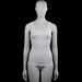 Tank top - White - Size 34 - White solid sleeveless tank top with a scoop neckline and back. Straight hem with plain armhole and neckline trim.