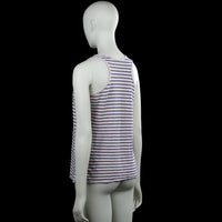 Tank top - White & Navy - Size M