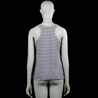 Tank top - White & Navy - Size M