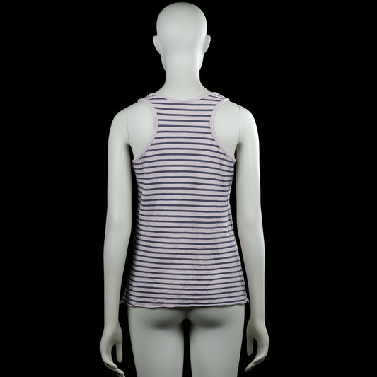 Tank top - White & Navy - Size M
