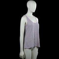 Tank top - White & Navy - Size M