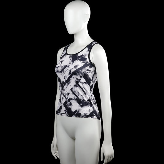 Tank top - White & Black - Size 146, 152