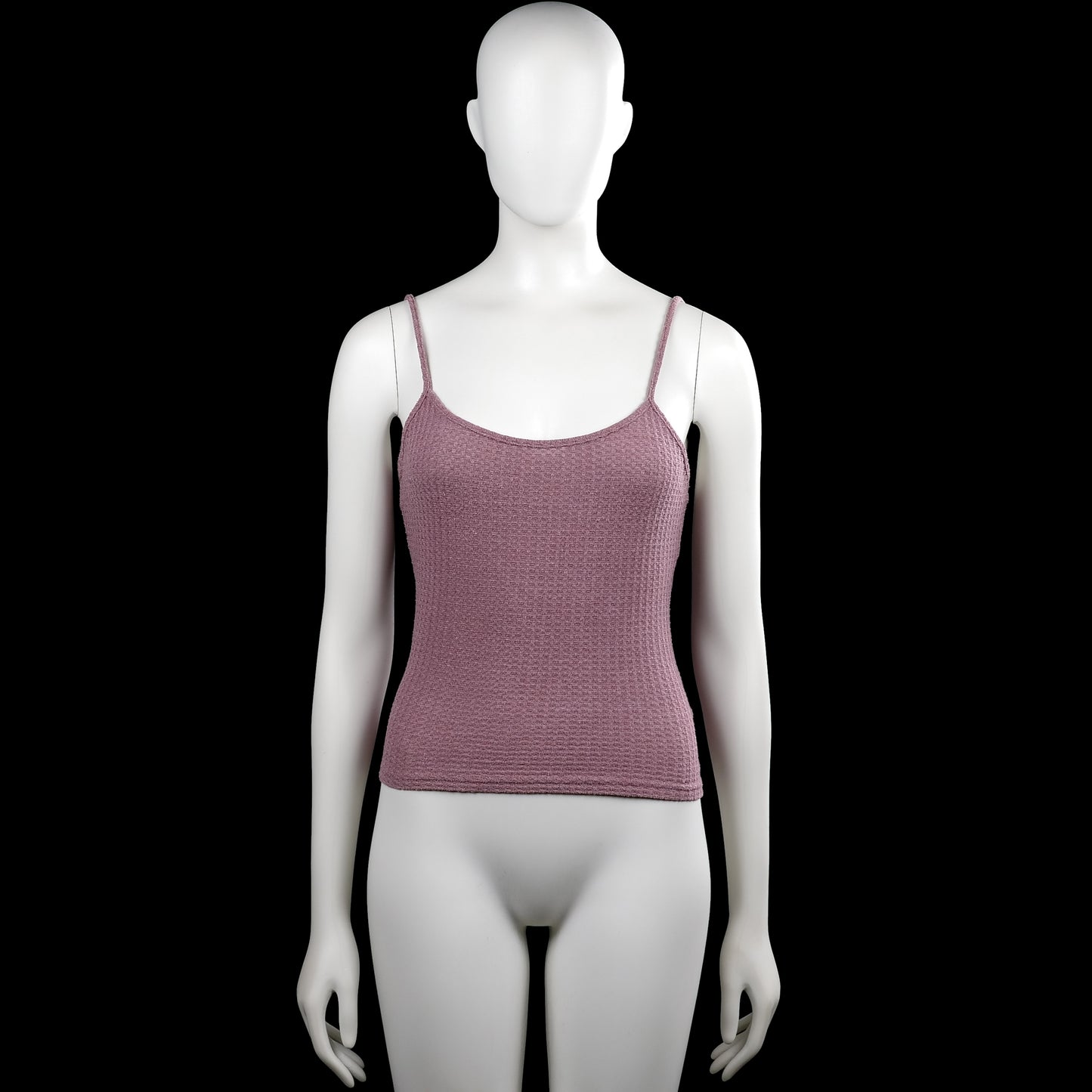 Shein - Tank top - Purple - Size XS - Purple solid camisole top with thin shoulder straps and a scoop neckline. Straight hem with no visible closures.