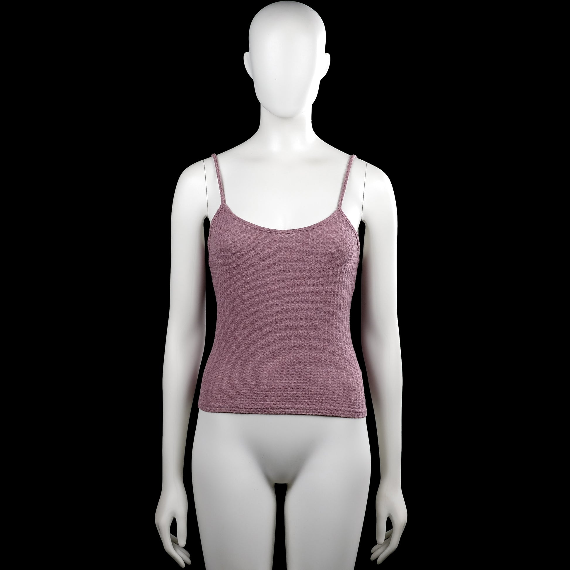 Shein - Tank top - Purple - Size XS - Purple solid camisole top with thin shoulder straps and a scoop neckline. Straight hem with no visible closures.
