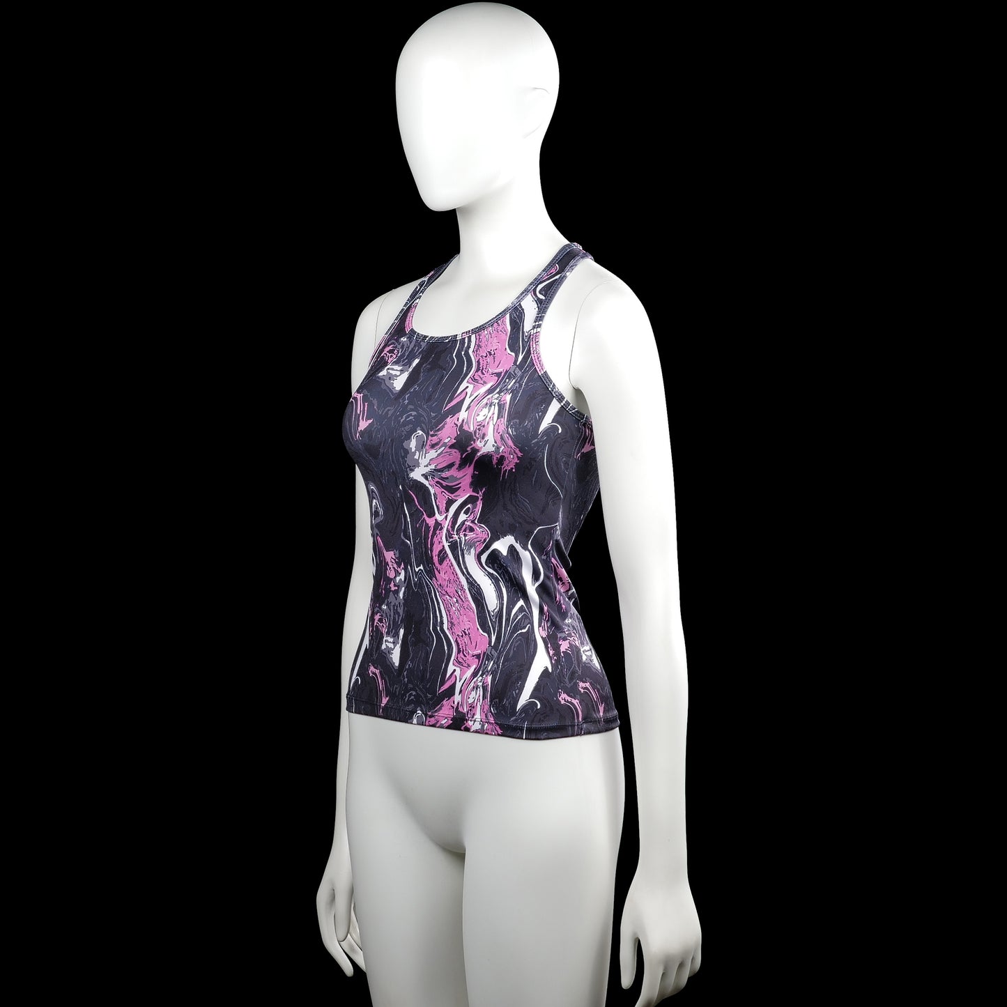 Tank top - Black & Pink - Size 140
