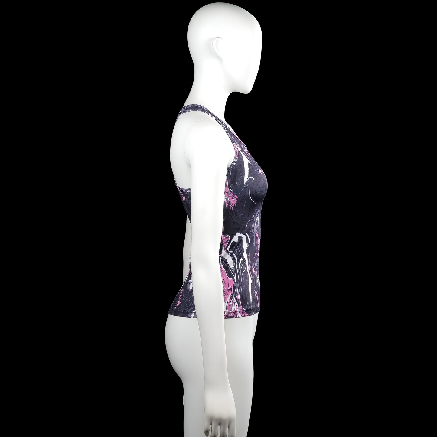 Tank top - Black & Pink - Size 140