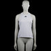 Adidas - Sports top - White & Light Gray - Size M - Sleeveless top in white with light gray side panels and a round neckline. Features a racerback and a straight hem.