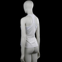 Sports top - White & Light Gray - Size M