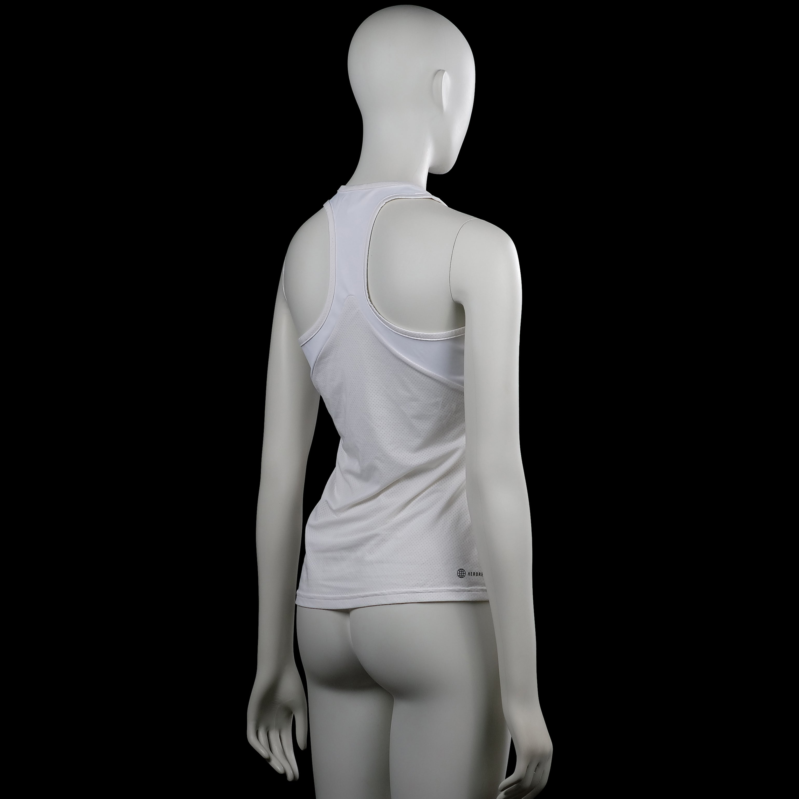 Sports top - White & Light Gray - Size M
