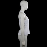 Sports top - White & Light Gray - Size M