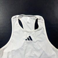 Sports top - White & Light Gray - Size M