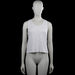 Mng - Tank top - White - Size S - White solid sleeveless top with a scoop neckline. Straight hem with plain arm openings.