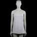Actual Basic - Tank top - White - Size XXL - White solid camisole with thin shoulder straps and a scoop neckline. Straight hem with no visible closures.
