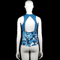 Tank top - Light Blue & Navy - Size 38