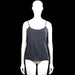 Basic You - Tank top - Charcoal - Size L - Charcoal solid camisole with thin shoulder straps and a scoop neckline. Straight hem with no visible closures.