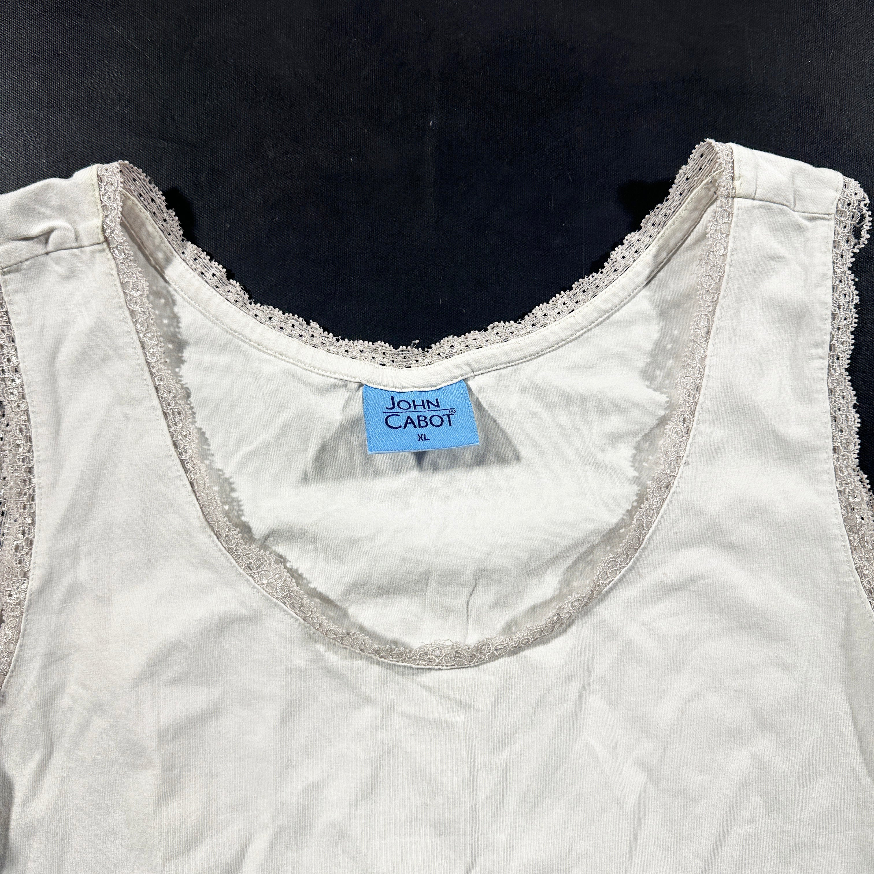 Tank top - White - Size XL