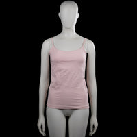 Basic You - Tank top - Light Pink - Size M - Light pink solid camisole top with thin shoulder straps and a scoop neckline. Straight hem with no visible closures or pockets.