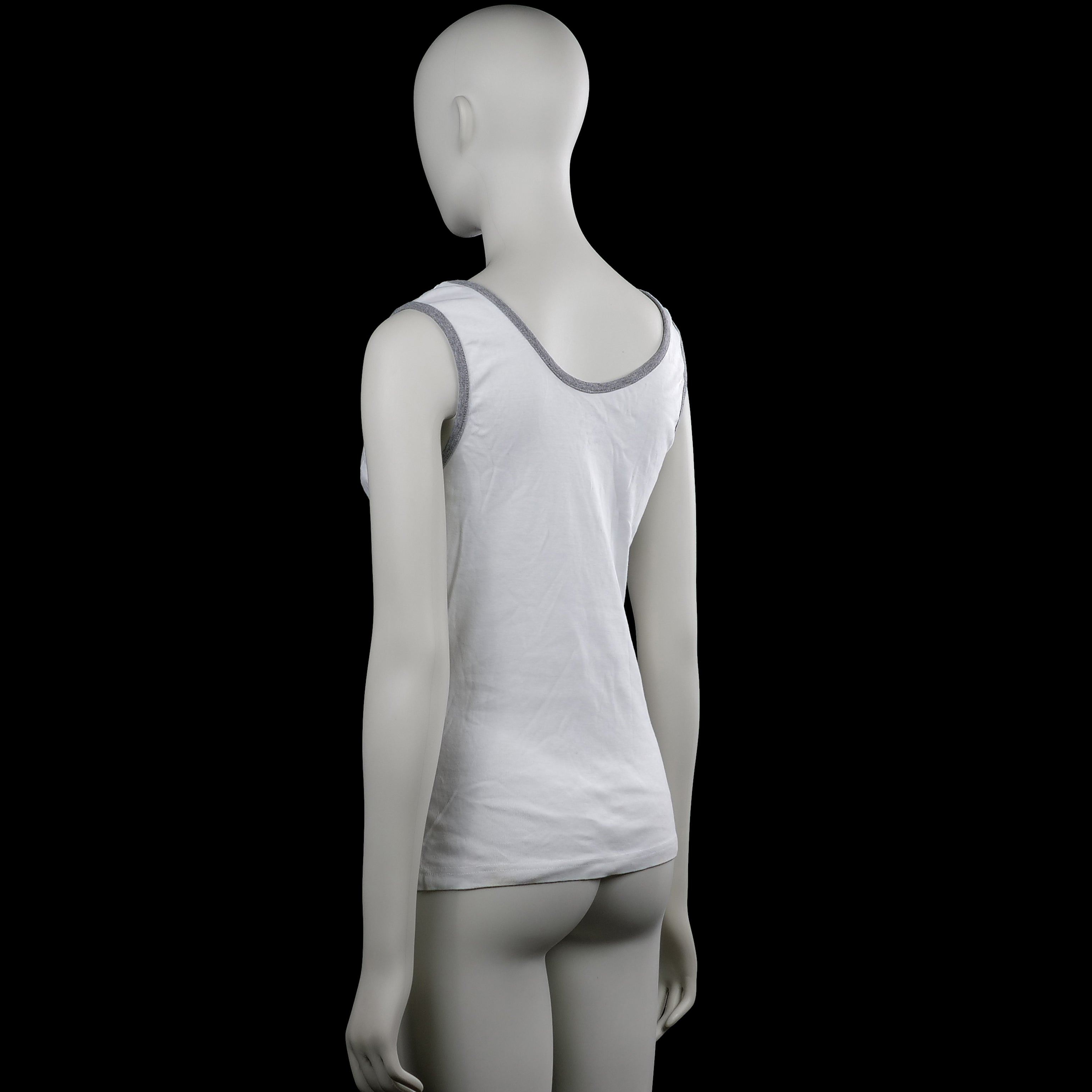 Tank top - White & Gray - Size M
