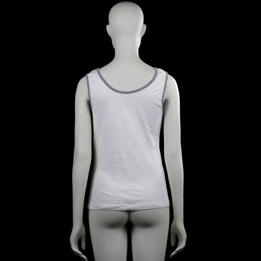 Tank top - White & Gray - Size M