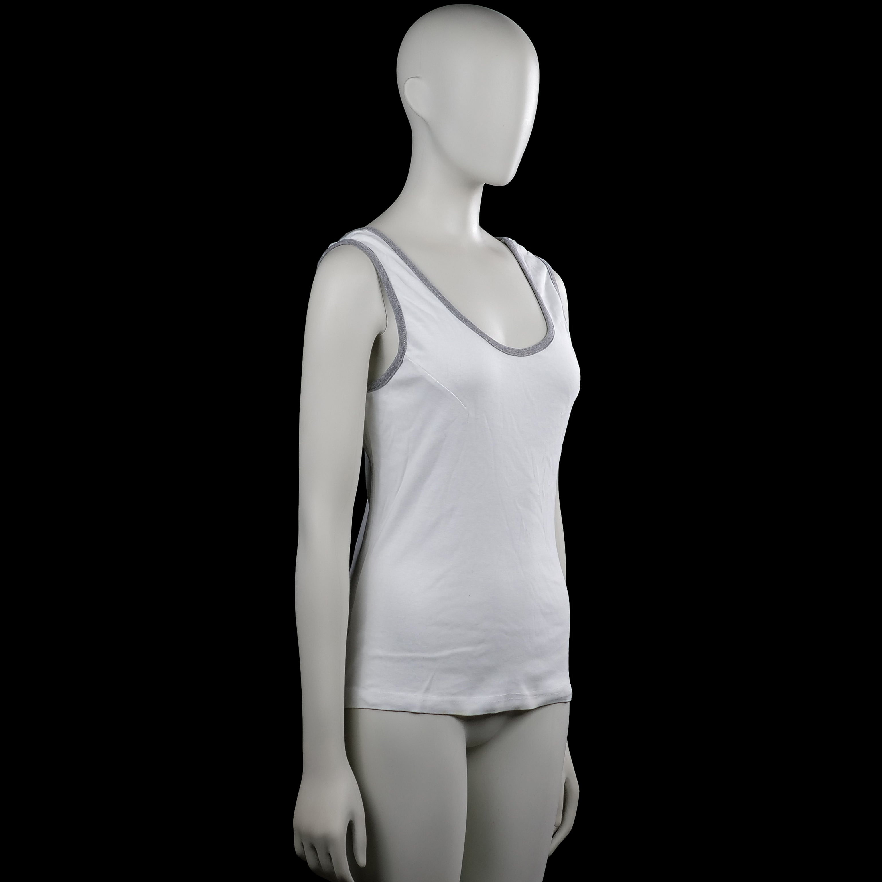 Tank top - White & Gray - Size M