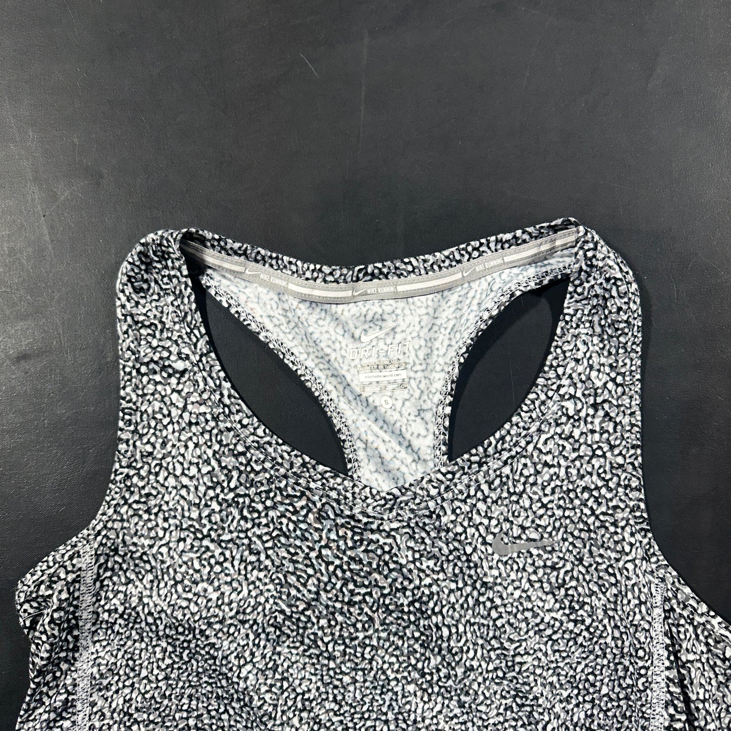 Tank top - White & Black - Size S
