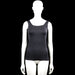 Crossbow - Tank top - Charcoal - Size ONE SIZE - Charcoal solid sleeveless tank top with a scoop neckline and wide shoulder straps. Straight hem with no visible closures.