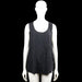 Lindex - Tank top - Charcoal - Size XL - Charcoal solid sleeveless top with a scoop neckline and plain arm openings. Straight hem with no visible closures or pockets.