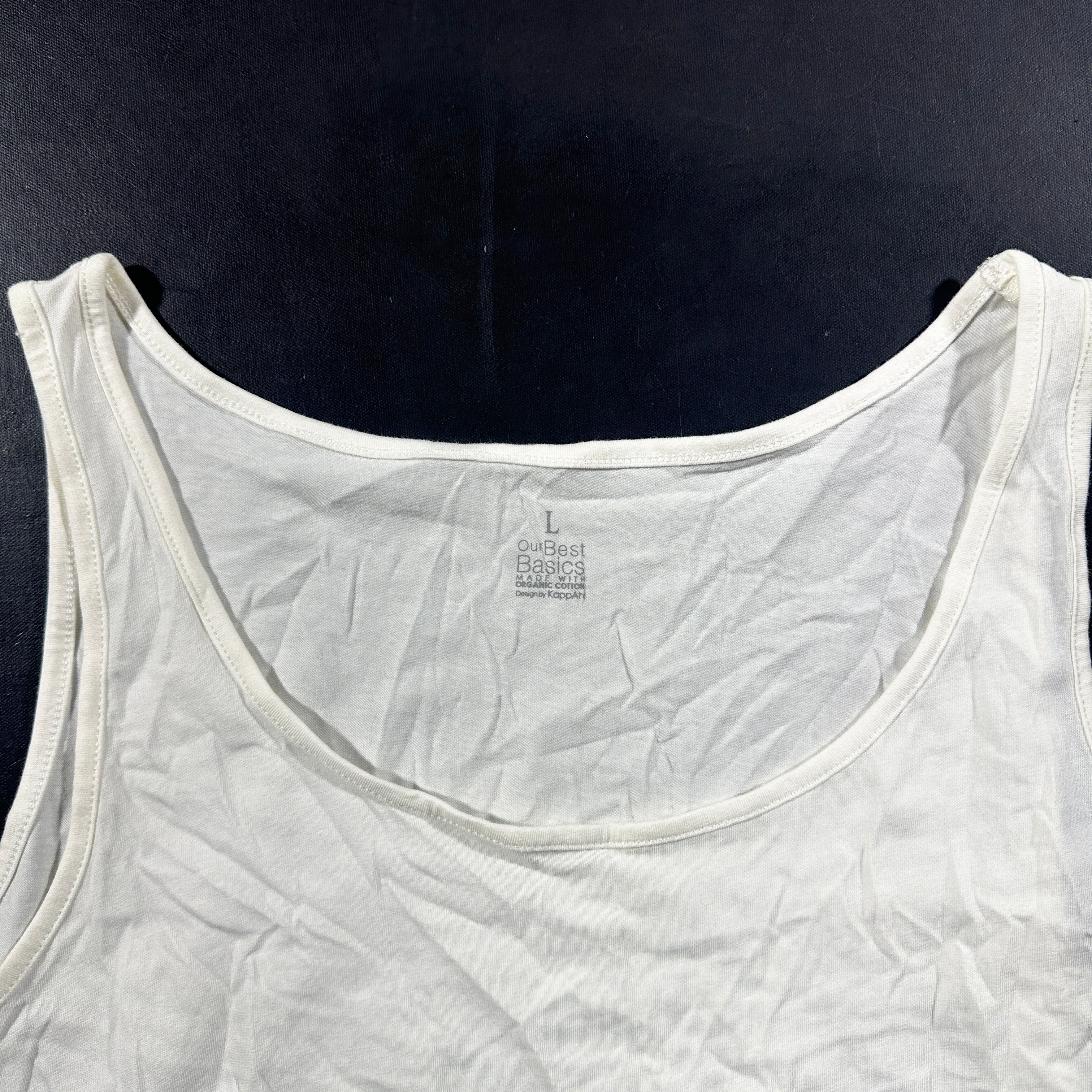 Tank top - White - Size L