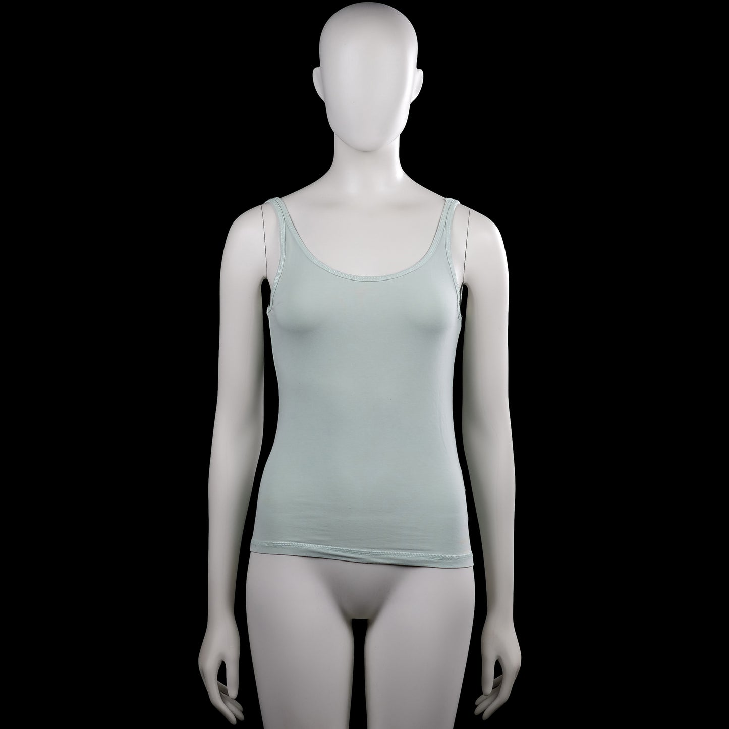 H&M Divided - Tank top - Mint - Size S - Mint solid tank top with a scoop neckline and wide shoulder straps. Features plain armholes and a straight hem.