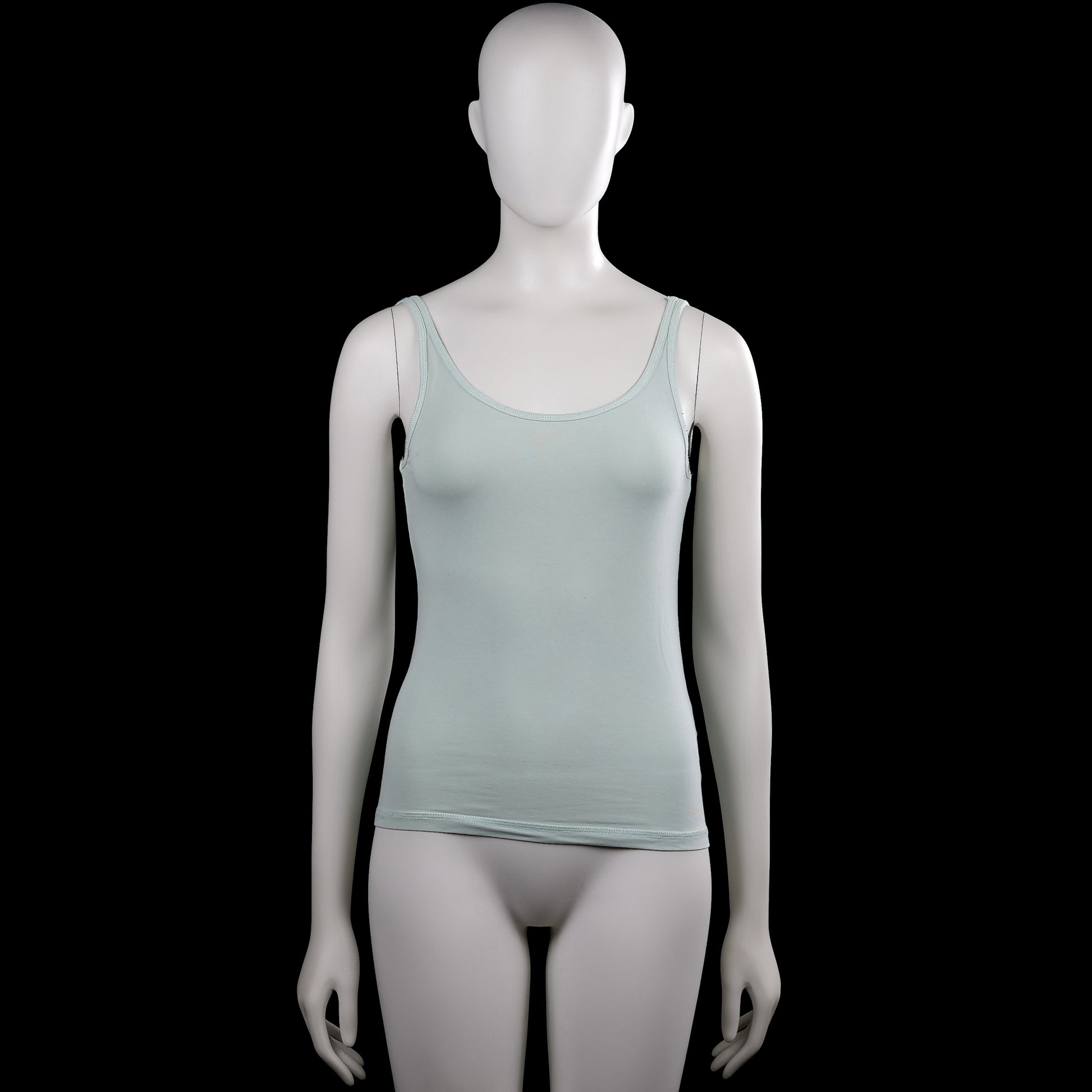 H&M Divided - Tank top - Mint - Size S - Mint solid tank top with a scoop neckline and wide shoulder straps. Features plain armholes and a straight hem.