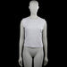 Bikbok - Tank top - White - Size XL - White solid sleeveless top with a round neckline and straight hem. No visible closures or pockets.