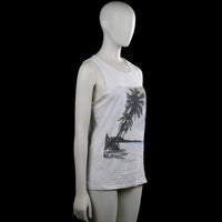Tank top - White & Black - Size S