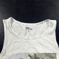 Tank top - White & Black - Size S