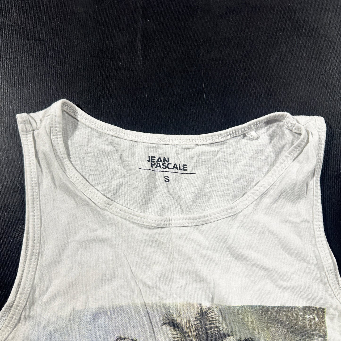 Tank top - White & Black - Size S