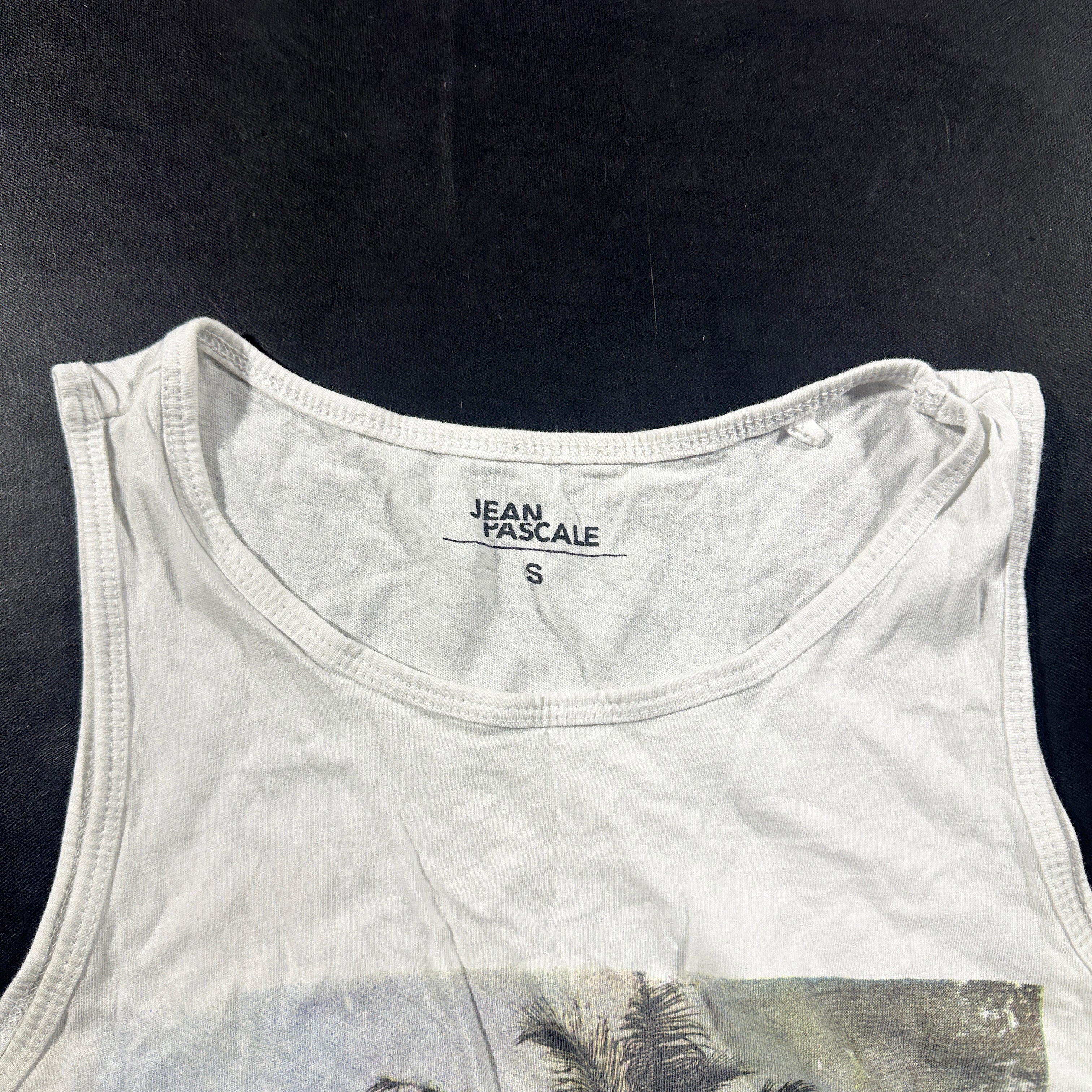 Tank top - White & Black - Size S