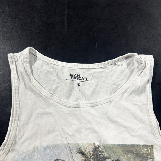 Tank top - White & Black - Size S