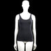 H&m basic - Tank top - Black - Size S - Black solid sleeveless top with a scoop neckline and wide shoulder straps. Straight hem with no visible closures or pockets.
