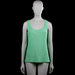 Å - Tank top - Mint - Size M - Mint solid sleeveless tank top with a scoop neckline and wide shoulder straps. Straight hem with plain edge finishing.