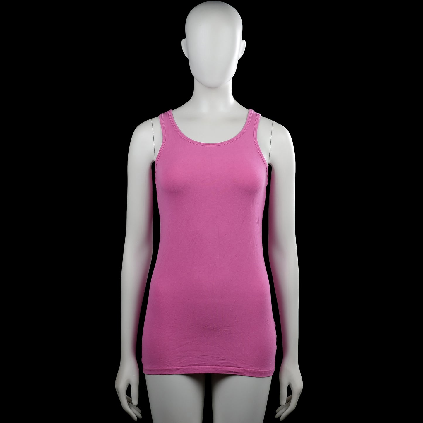 Kappahl - Tank top - Pink - Size 170 - Pink solid sleeveless top with a scoop neckline and wide shoulder straps. Straight hem with no visible closures or pockets.