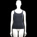 H&M Divided - Tank top - Charcoal - Size M - Charcoal solid sleeveless tank top with shoulder straps and a scoop neckline. Straight hem with visible edge stitching.