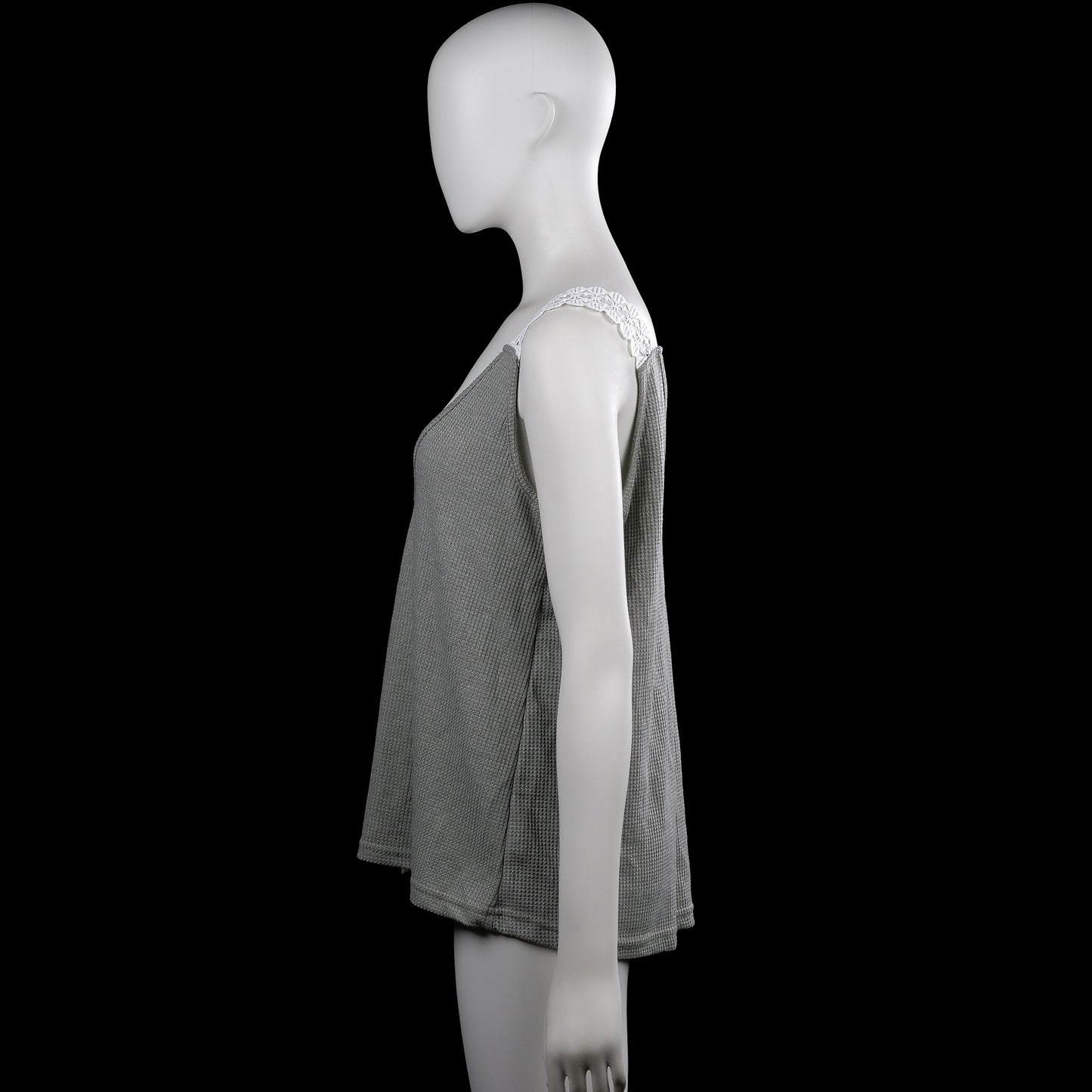 Tank top - Gray & White - Size L