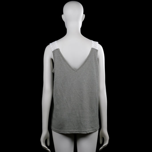 Tank top - Gray & White - Size L